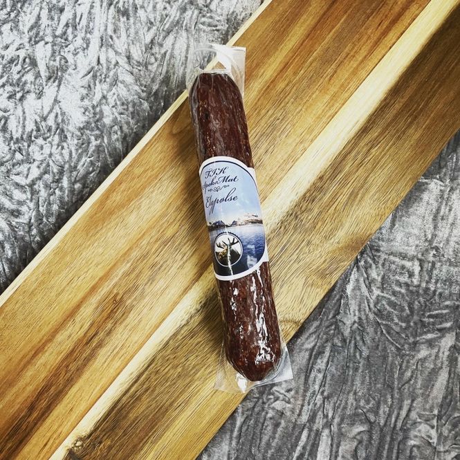 Hovedbilde Spekepølse med elg , liten 260g